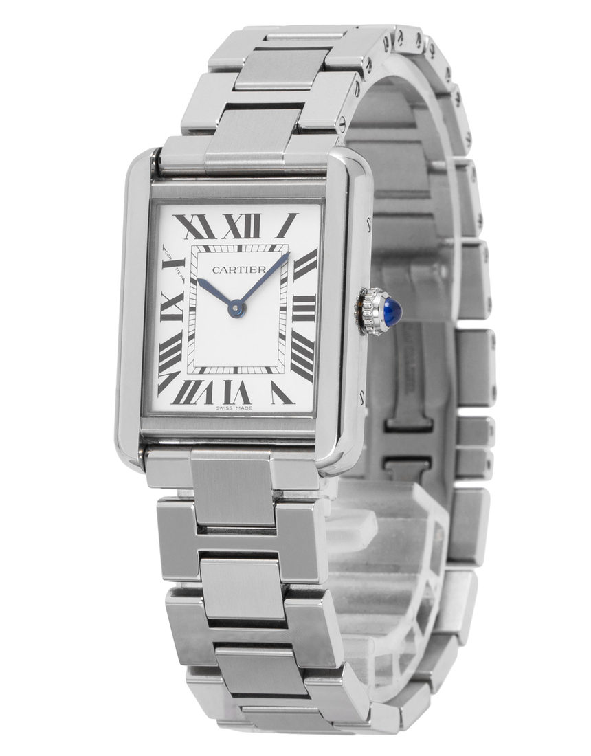 Cartier Tank Solo W5200013 3170 - 24.4 mm Steel side