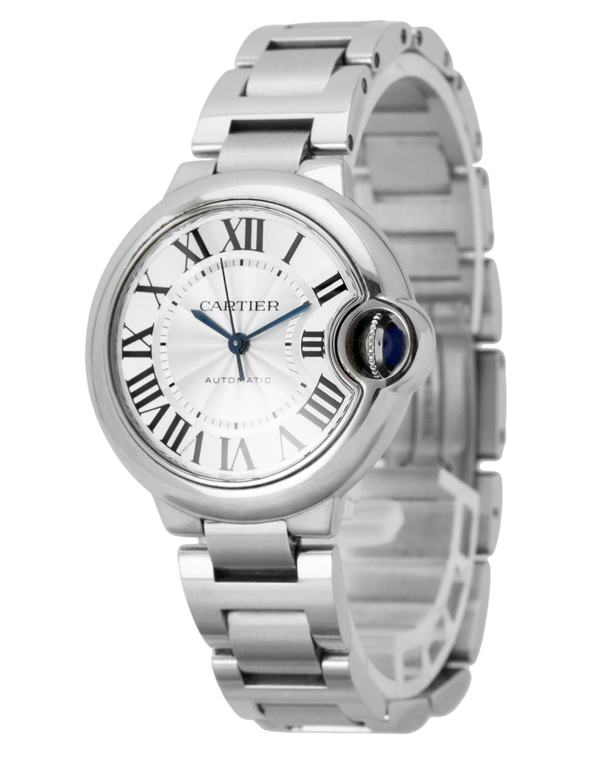 Cartier Ballon Bleu W6920071 3489 - 33 mm Steel side