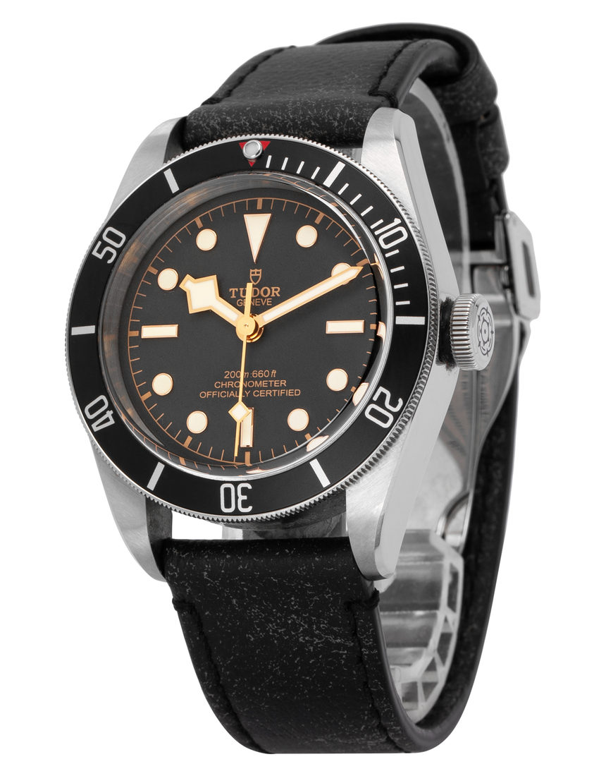 Tudor Heritage Black Bay 79230N - 41 mm Leather side