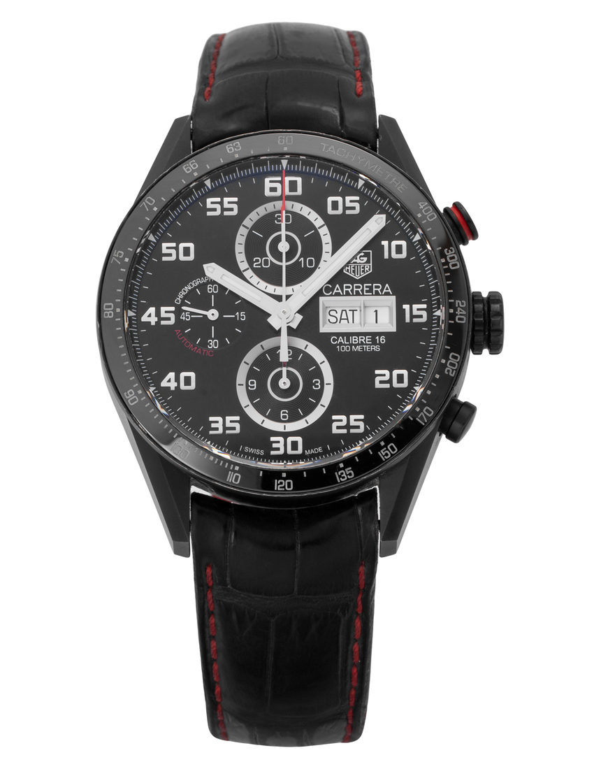 TAG Heuer Carrera CV2A81.FC6237 - 43 mm Leather back