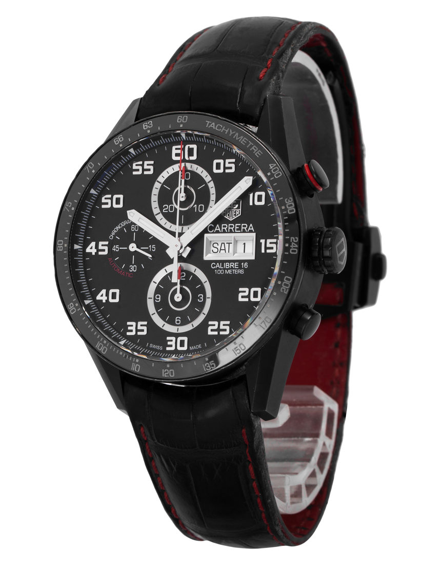 TAG Heuer Carrera CV2A81.FC6237 - 43 mm Leather side