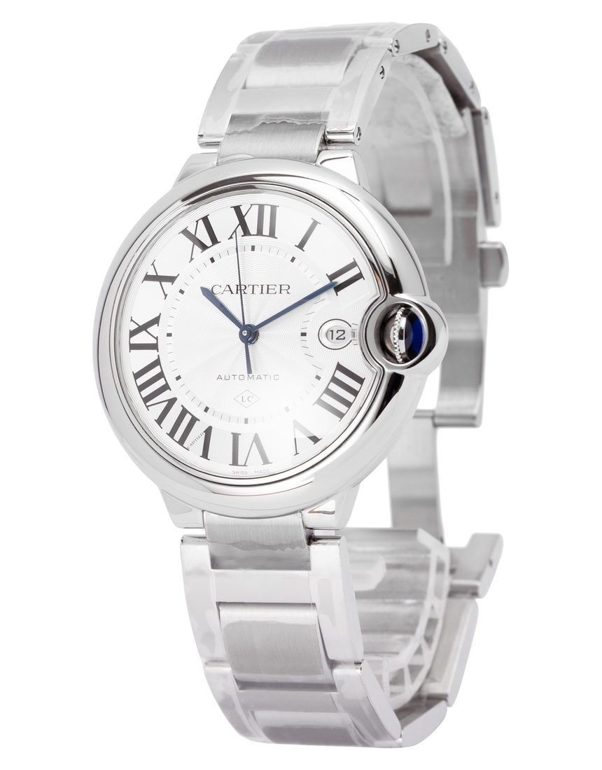 Cartier Ballon Bleu W69012Z4 3001/3765 - 42 mm Steel side