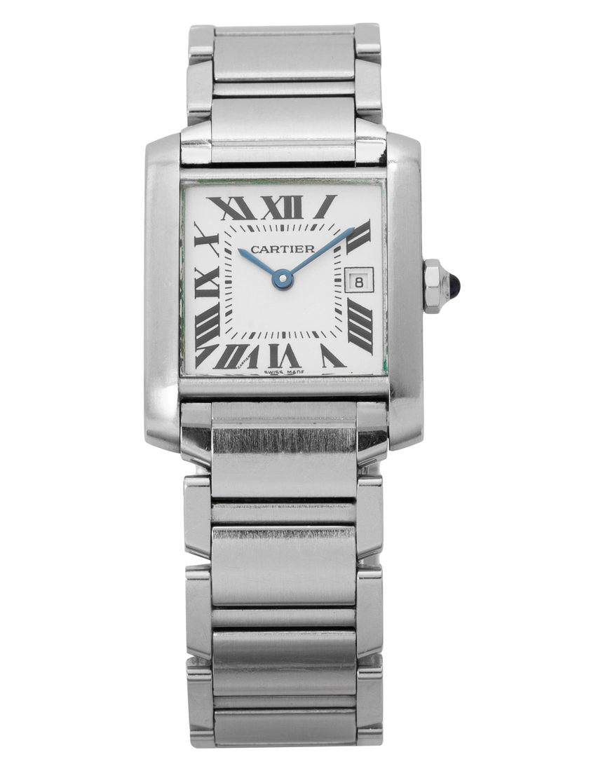 Cartier Tank Francaise W51011Q3 2465 - 25 mm Steel back