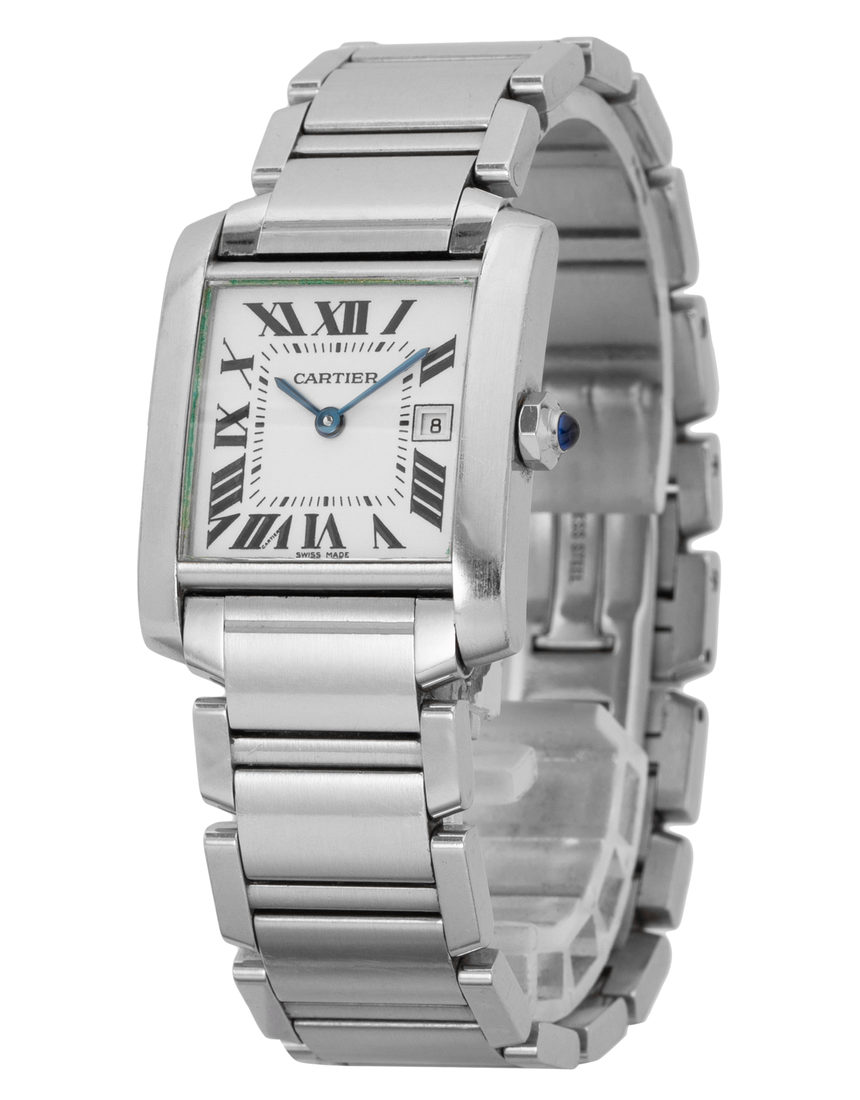 Cartier Tank Francaise W51011Q3 2465 - 25 mm Steel side