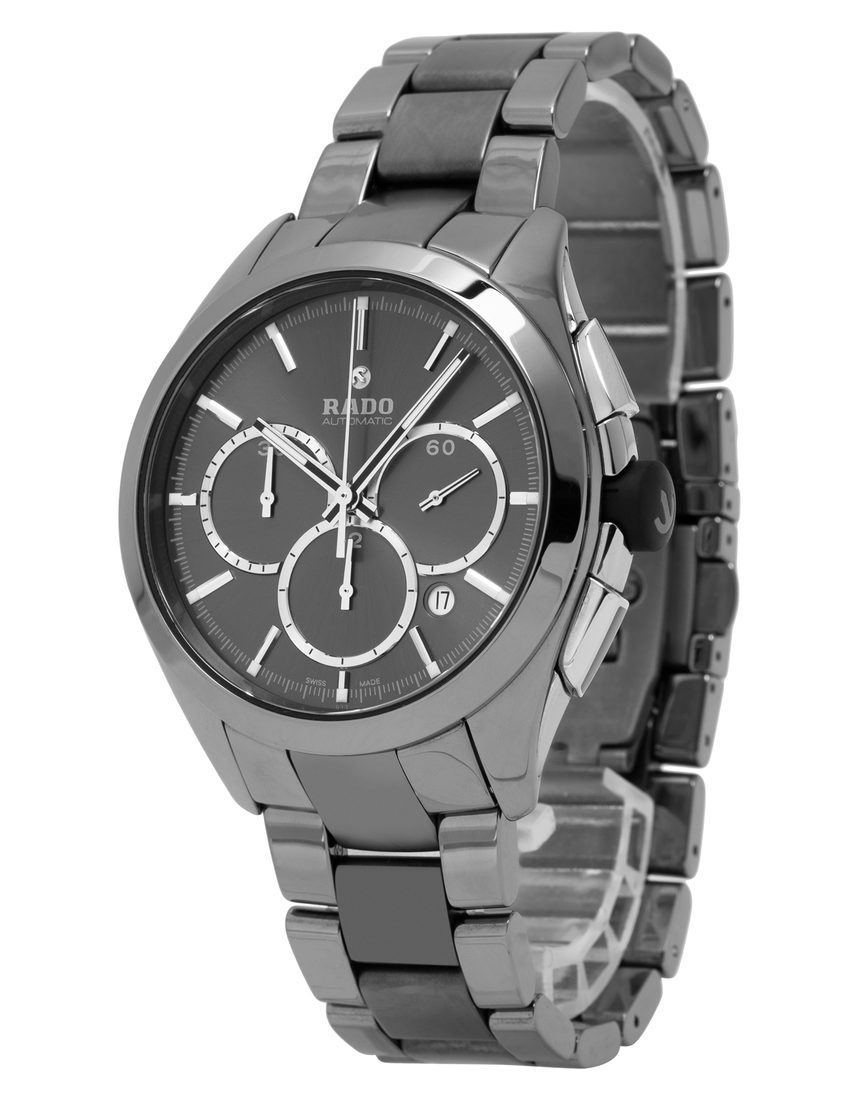 Rado HyperChrome Match Point Chronograph R32276112 - 45 mm Steel side