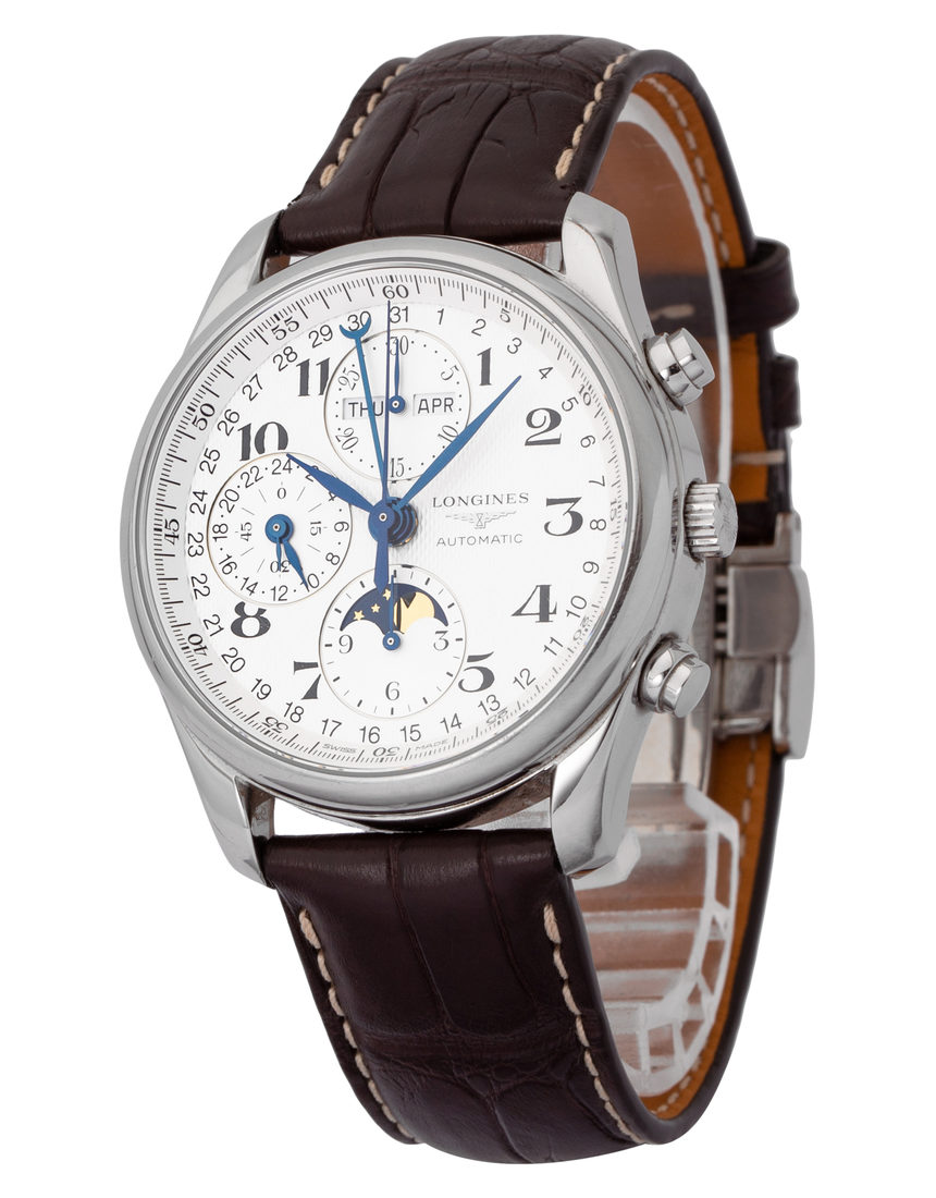 Longines Master collection L2.673.4.78.3 - 40 mm Leather side