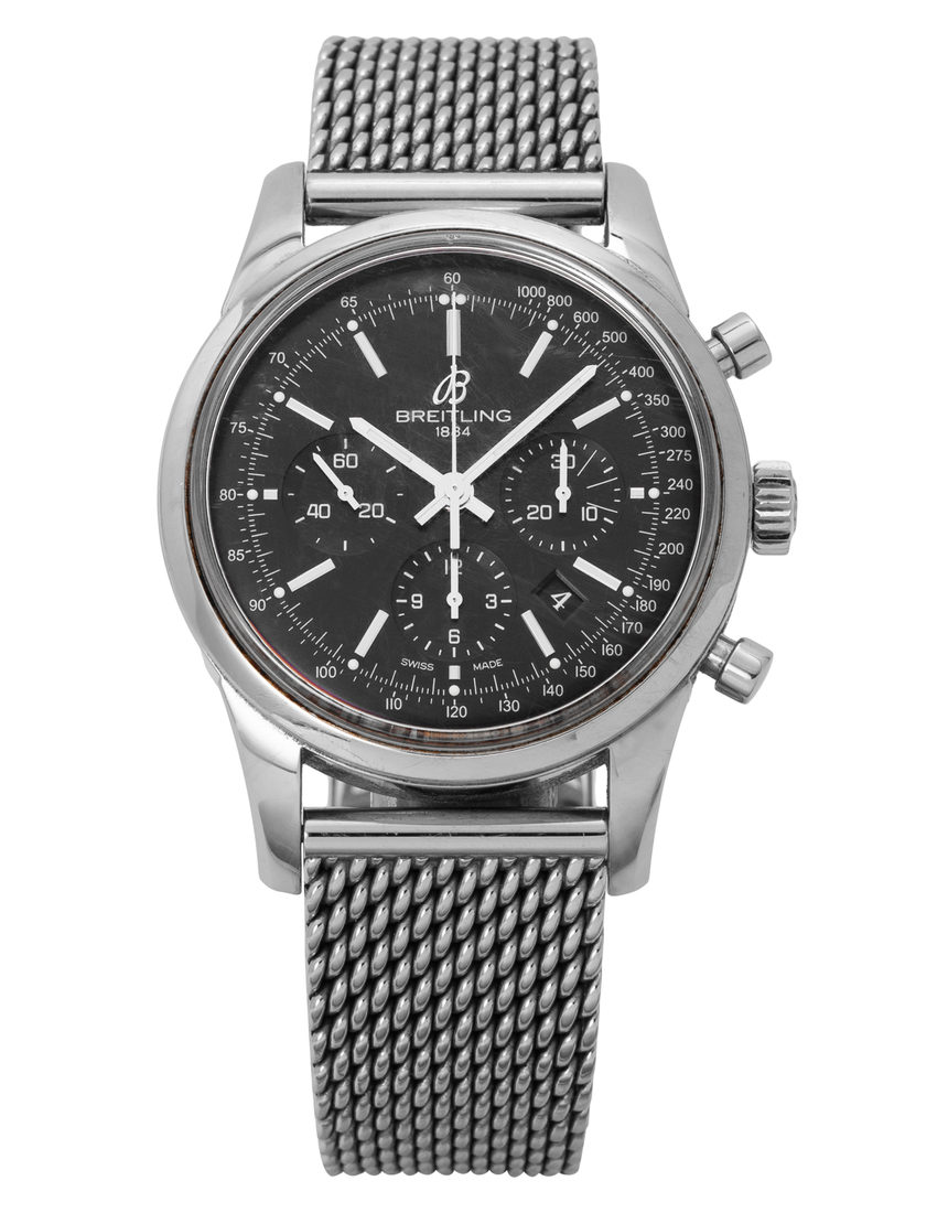 Breitling Transocean Chronograph AB015212.BA99.154A - 43 mm Steel back