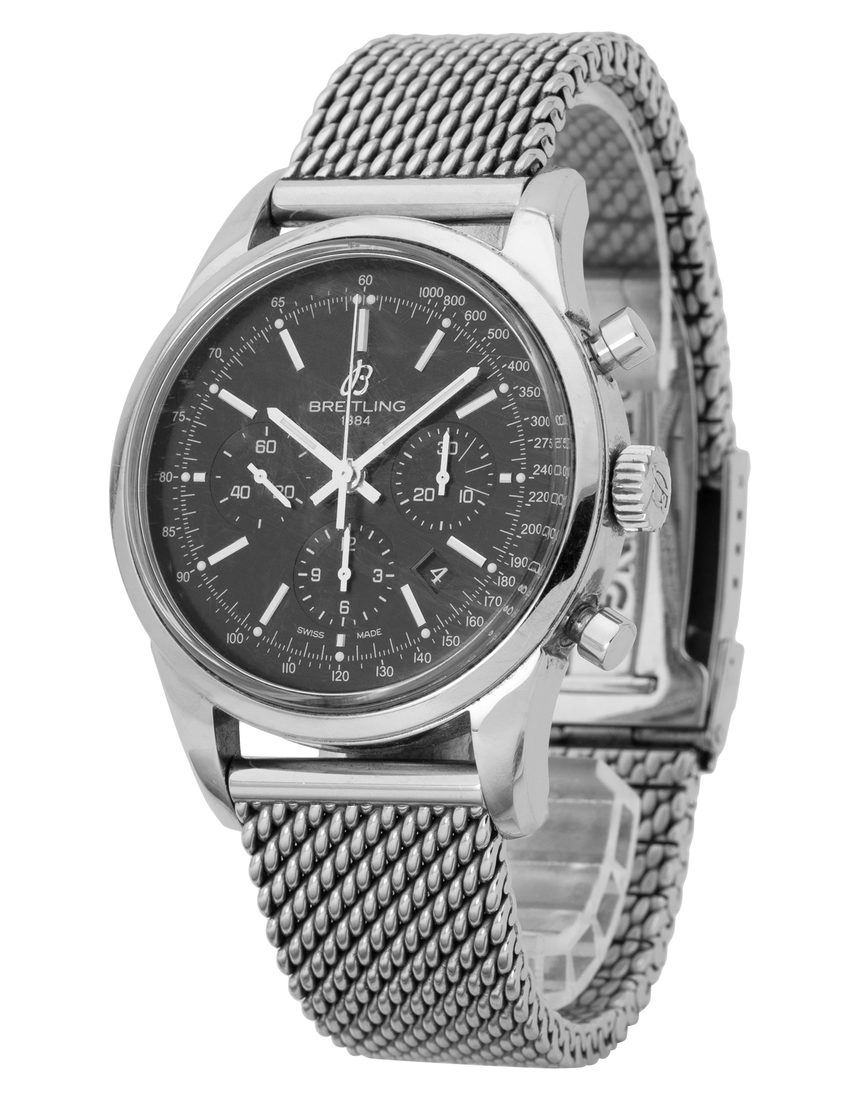 Breitling Transocean Chronograph AB015212.BA99.154A - 43 mm Steel side