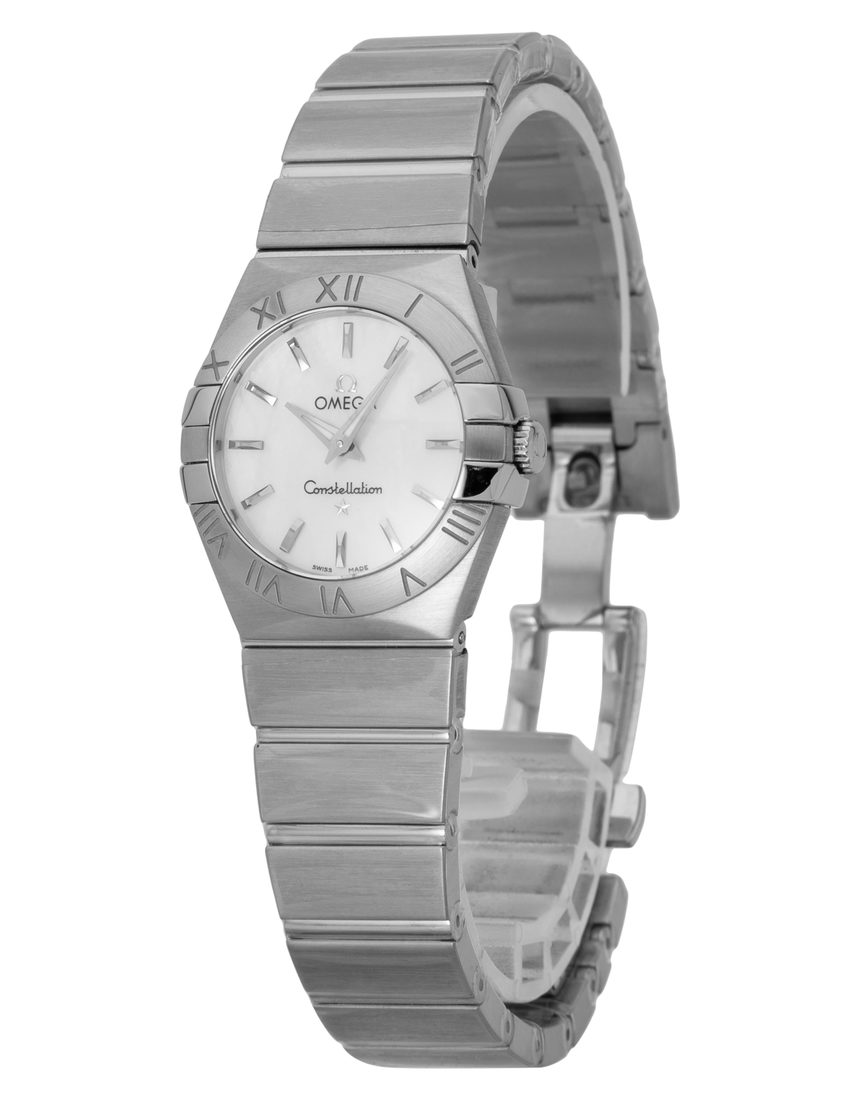Omega Constellation Quartz 123.10.27.60.05.002 - 27 mm Steel side