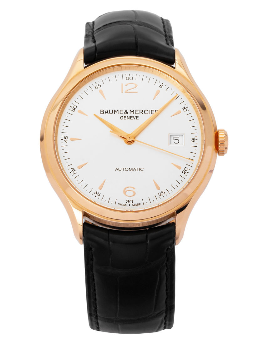 Baume et Mercier Clifton M0A10058 - 39 mm Leather back