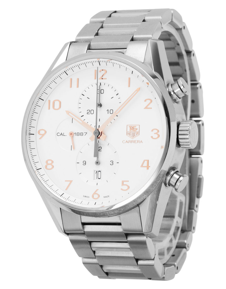 TAG Heuer Carrera Chronograph CAR2012.BA0796 - 43 mm Steel side