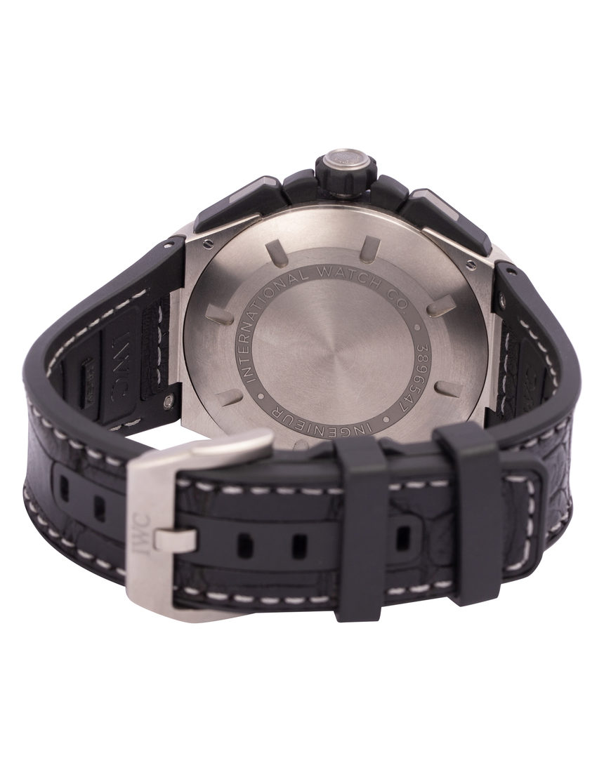 IWC Ingenieur Double Chronograph IW386503 - 45 mm Rubber