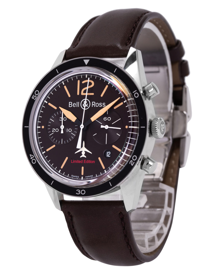 Bell and Ross BR 126 Falcon BR-126-94 - 41 mm Leather side