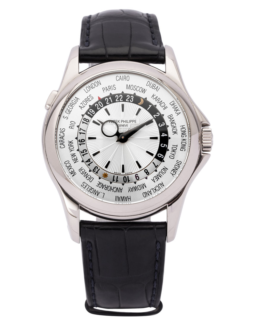 Patek Philippe World Time 5130G-001 - 39.5 mm Leather back