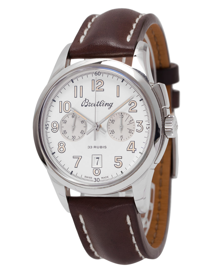 Breitling Transocean Chronograph AB141112.G799 - 43 mm Leather side