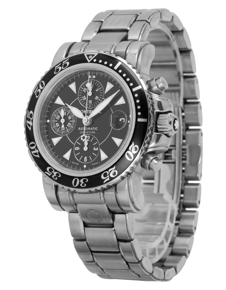 Montblanc Sport Steel 7034 - 41 mm Steel side