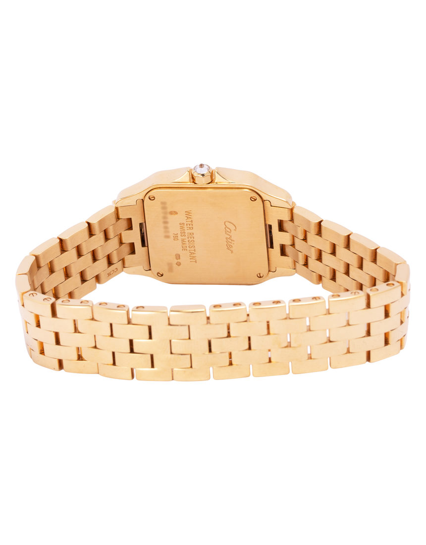 Cartier Santos Demoiselle WF9002Y7 - 26 mm Yellow Gold