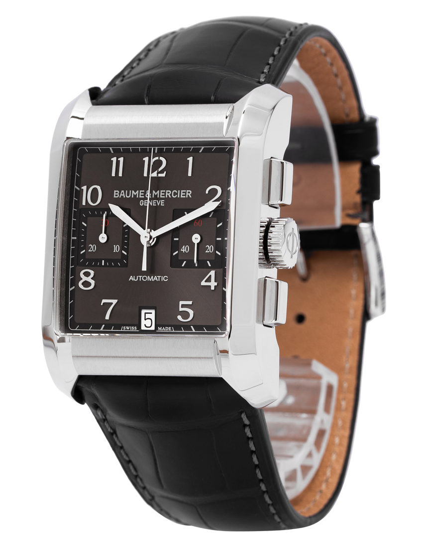 Baume et Mercier Hampton for men M0A10030 - 47 mm Leather side