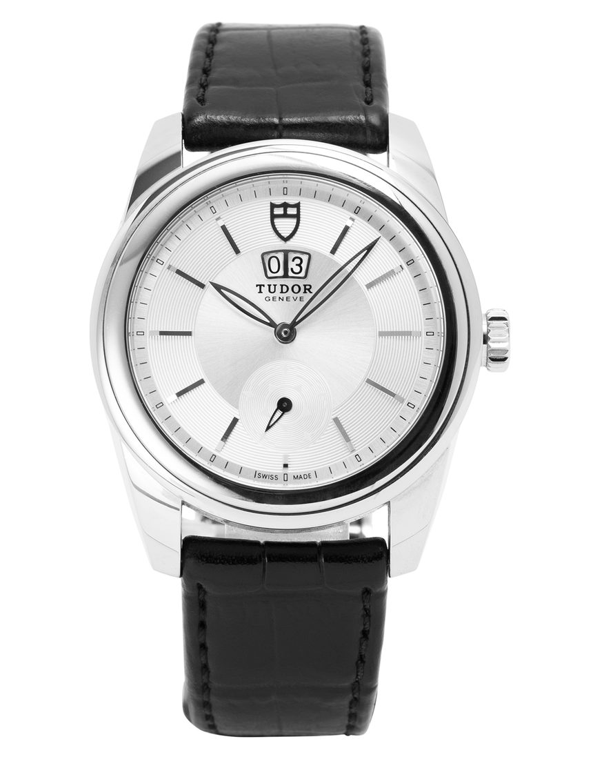 Tudor Glamour Date 57000 - 42 mm Leather back