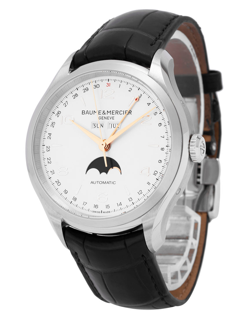 Baume et Mercier Clifton M0A10055 - 43 mm Leather side