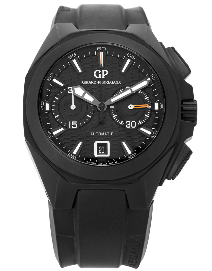 Girard Perregaux Chrono Hawk 49970-32-631-FK6A - 44 mm Rubber back