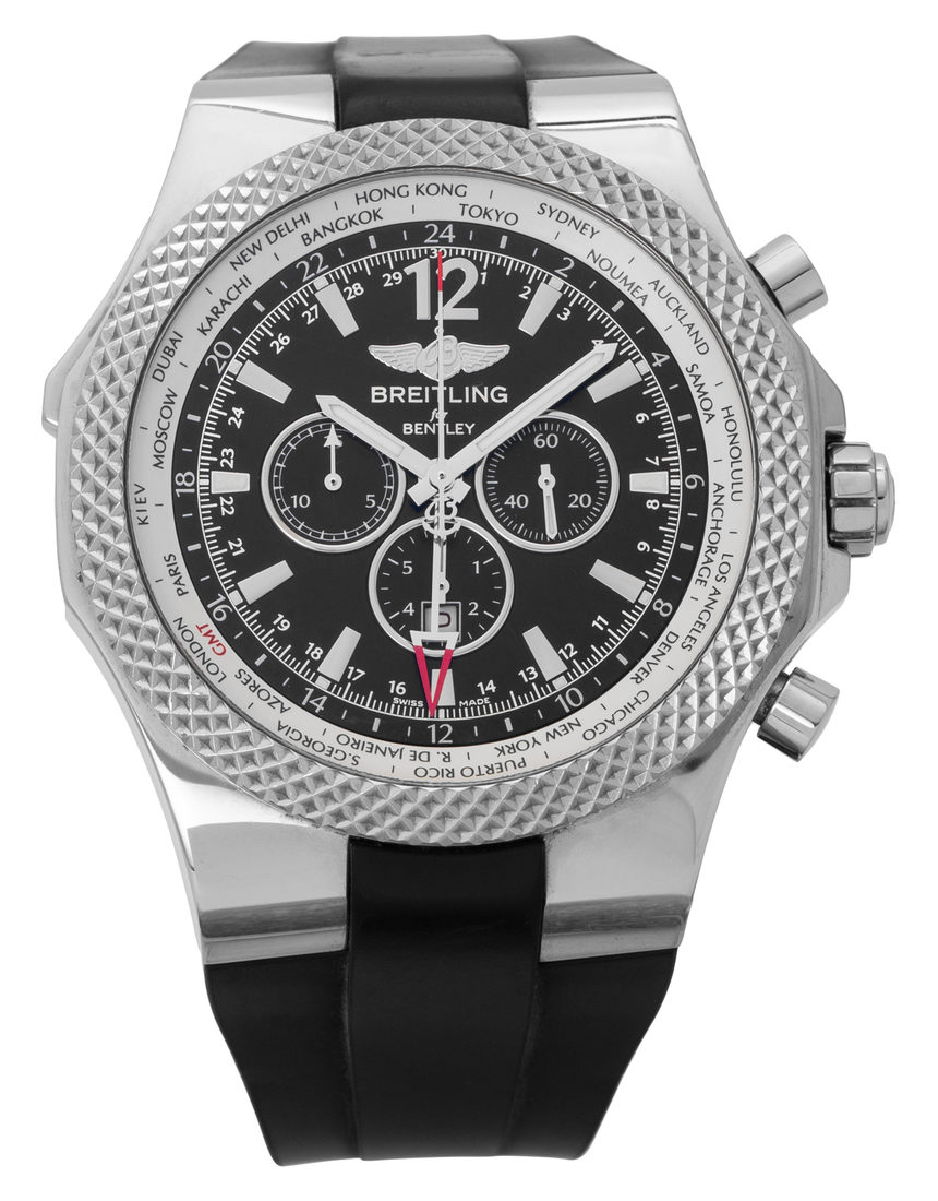 Breitling Bentley GMT A47362 - 49 mm Rubber back