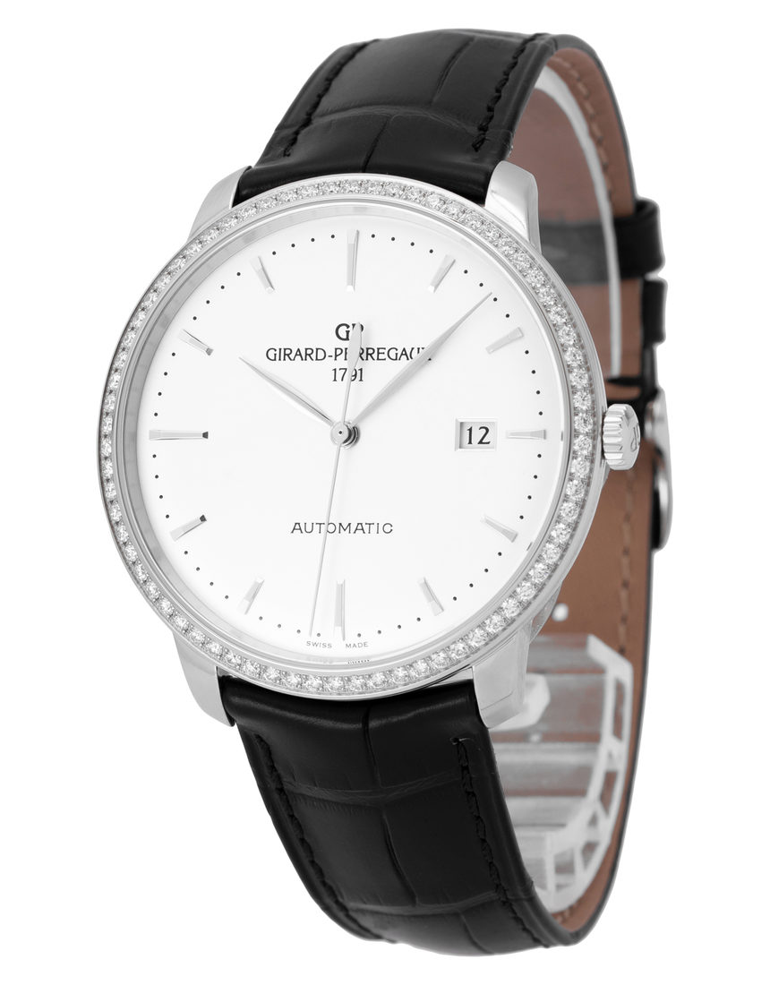 Girard Perregaux 1966 49555-11-131-BB60 - 40 mm Leather side