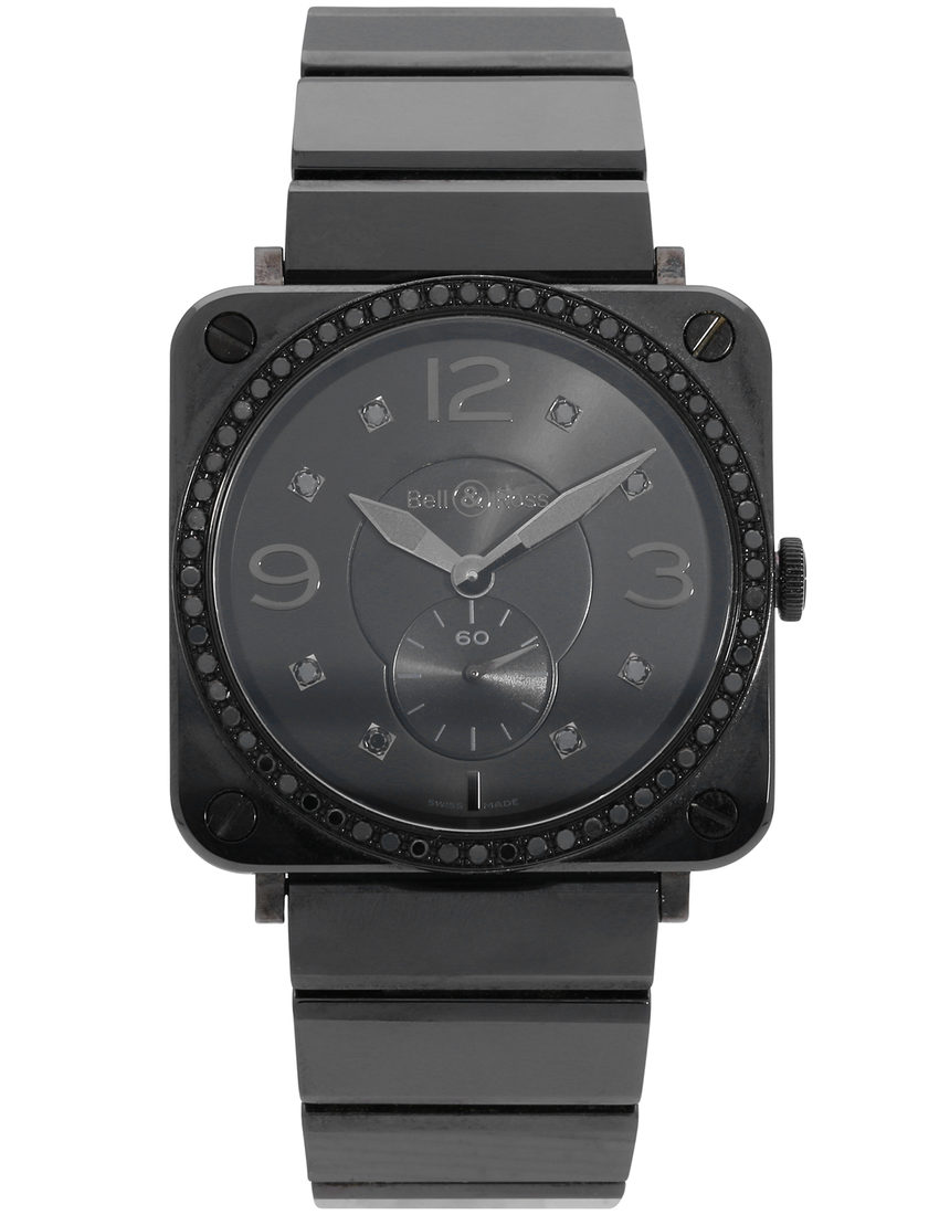 Bell and Ross Black Ceramic BRS-98-PBCD - 38 mm Ceramic back