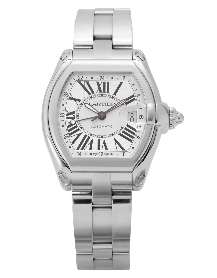 Cartier Roadster W62032X6 2722 - 40 mm Steel back