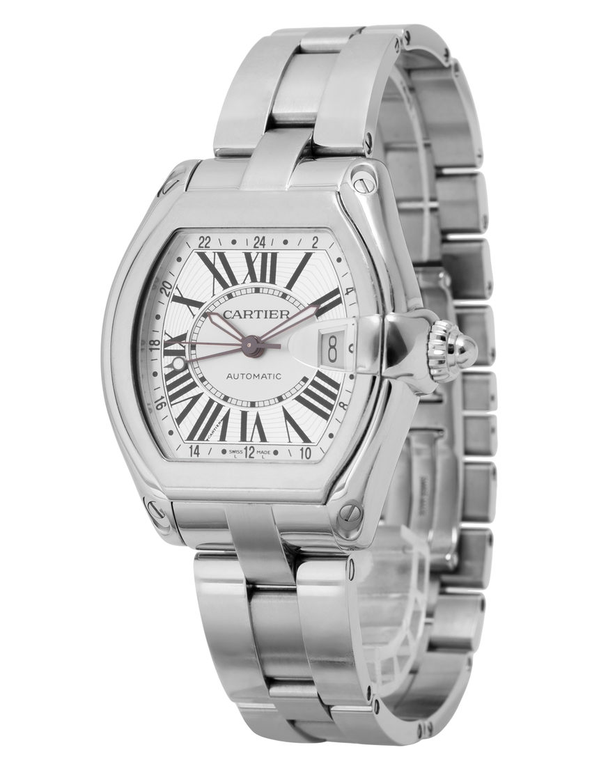 Cartier Roadster W62032X6 2722 - 40 mm Steel side