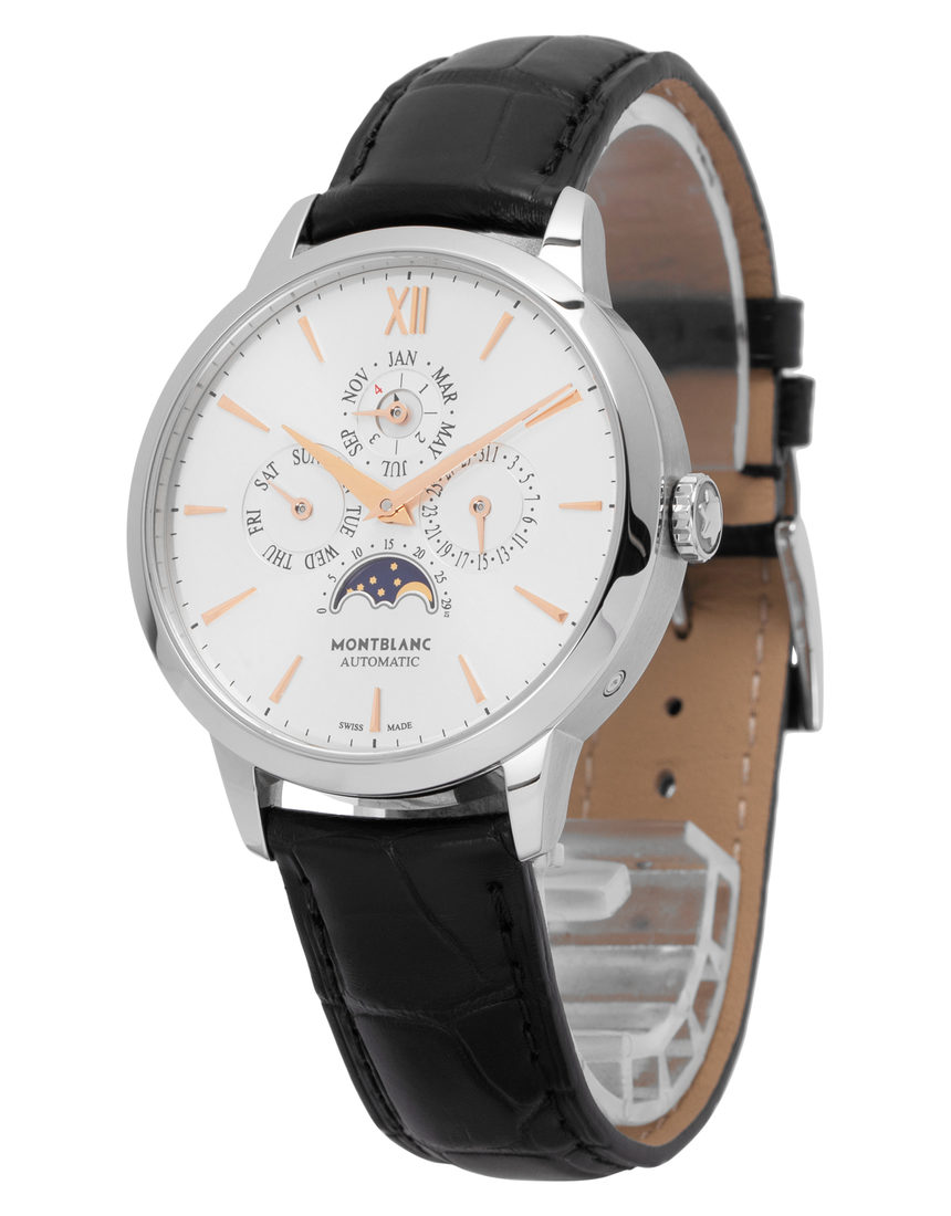 Montblanc Heritage Spirit Perpetual Calendar 110715 - 39 mm Leather side