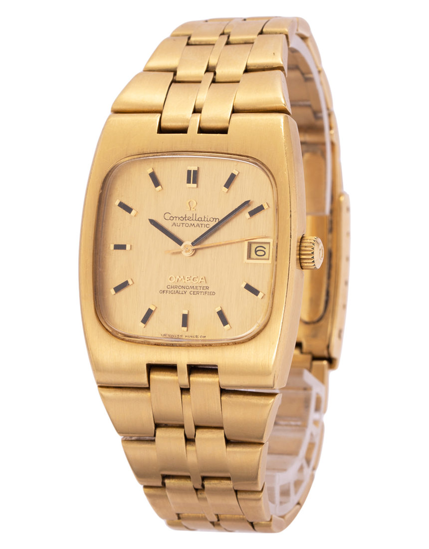 Omega Constellation 166.059 - 33 mm Yellow Gold side