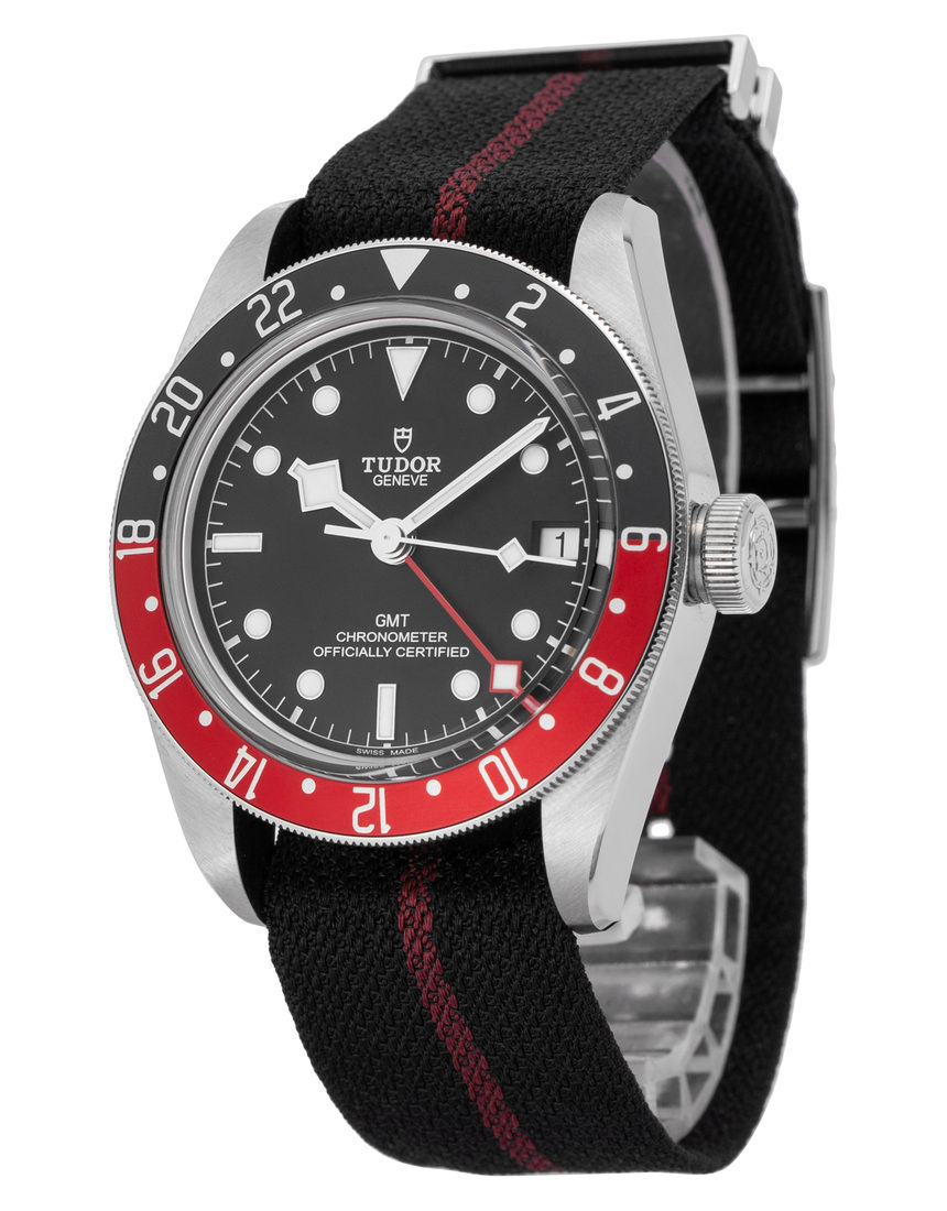 Tudor Black Bay GMT 79830RB - 41 mm Fabric side