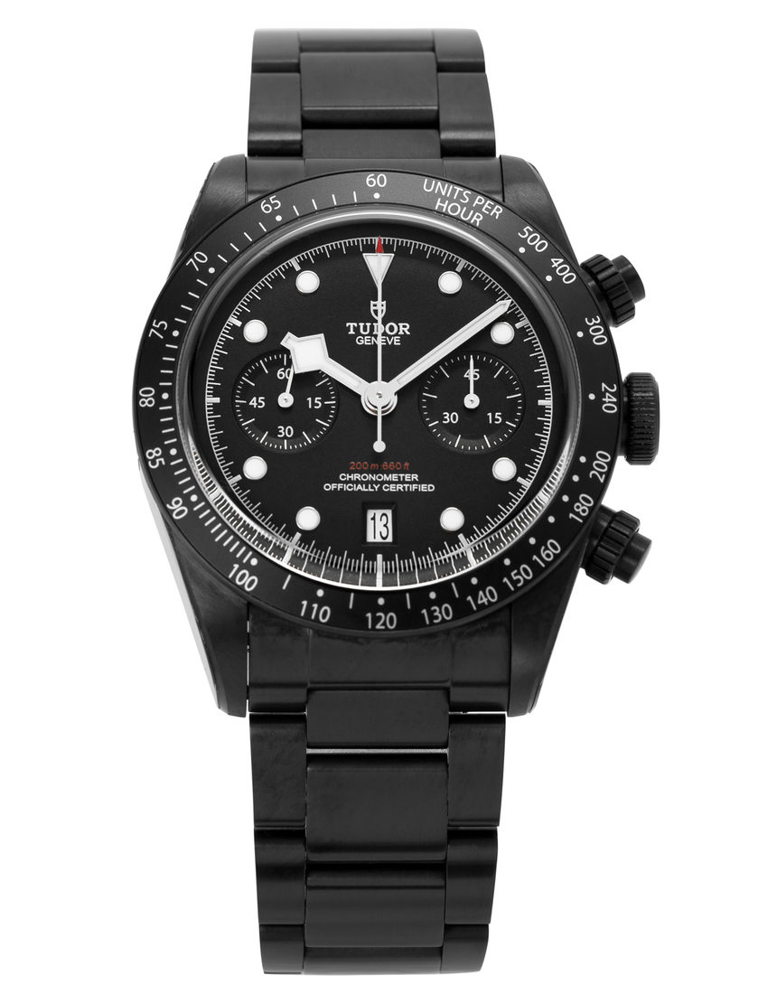 Tudor Black Bay Chrono Dark 79360DK - 41 mm Steel back