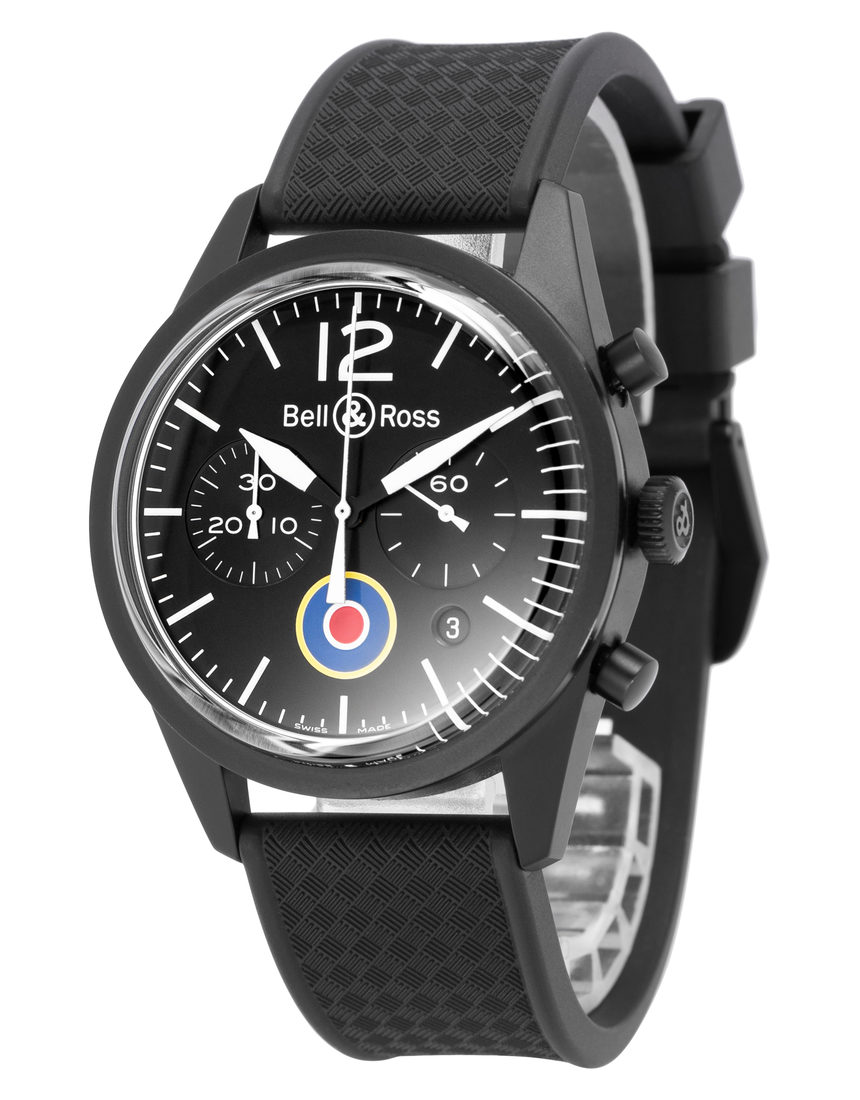 Bell and Ross Vintage RAF Insignia BR126-94-SC - 42 mm Rubber side