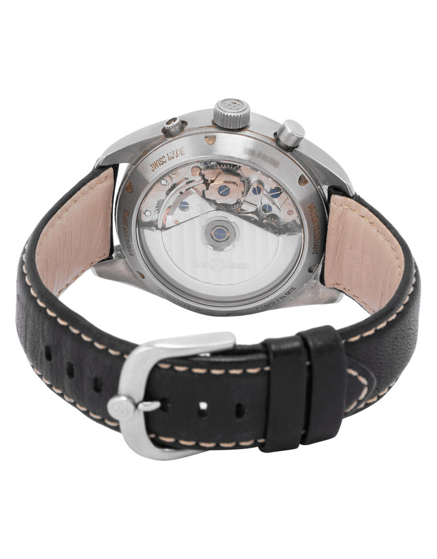 Bell and Ross Vintage 126 Chronograph BR 126 - 39 mm Leather