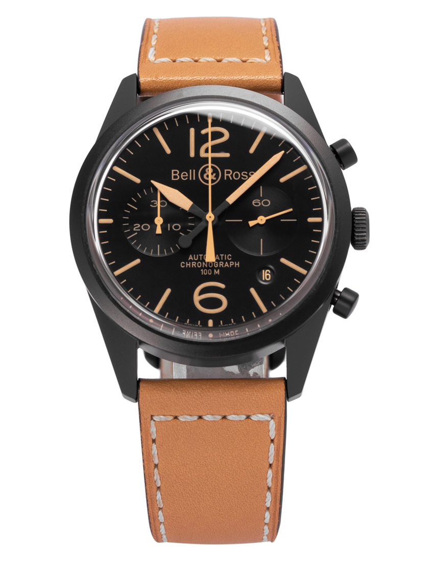 Bell and Ross Vintage 126 BR126-94 - 41 mm Leather back