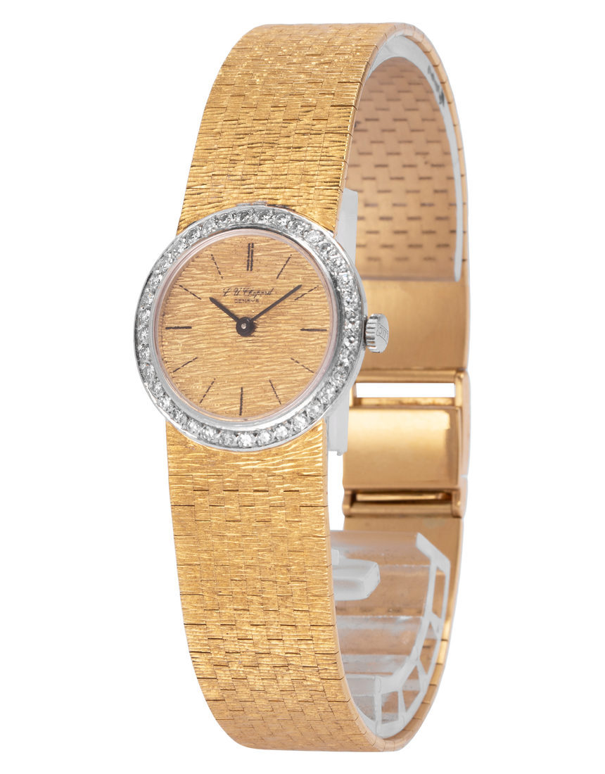 Chopard Vintage G2835 - 25 mm Yellow Gold side