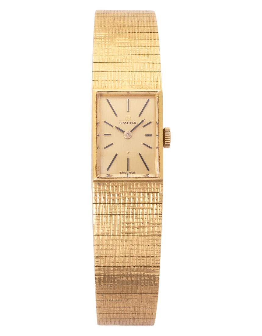 Omega Vintage 8101 - 14 mm Yellow Gold back