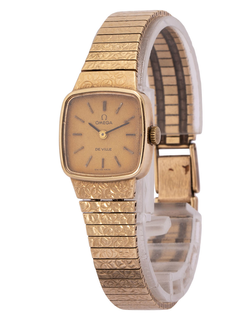 Omega Vintage 1016 - 20 mm Yellow Gold side