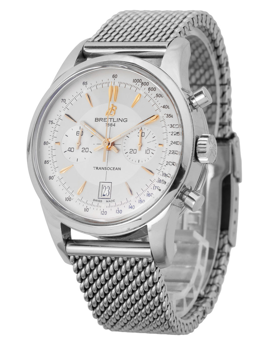 Breitling Transocean Chronograph Edition AB015412.G784.154A - 43 mm Steel side
