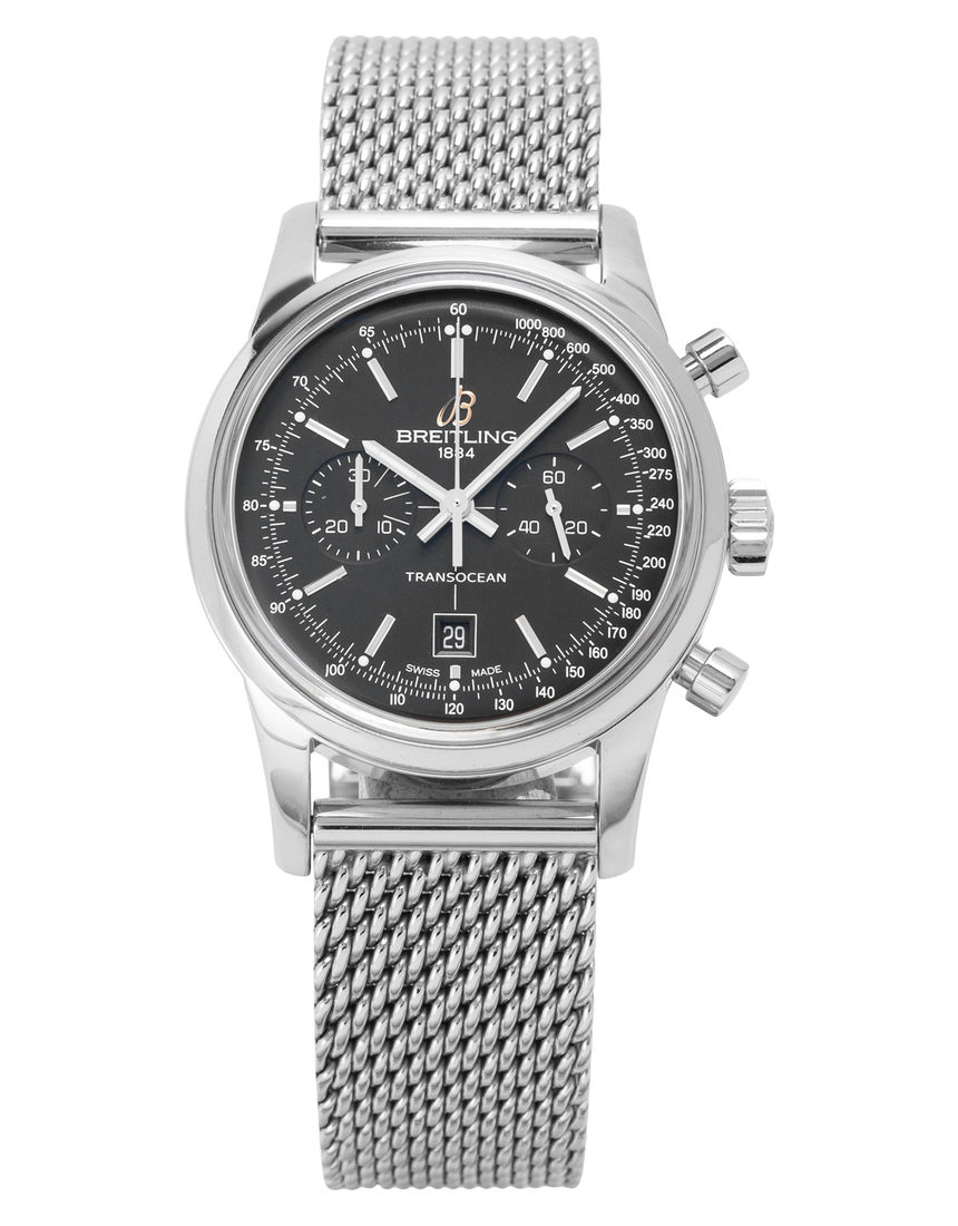 Breitling Transocean Chronograph 38 A4131012.BC06.171A - 38 mm Steel back