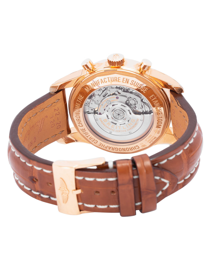 Breitling Transocean Chronograph RB015212.G738.737P.R20BA.1 - 43 mm Leather