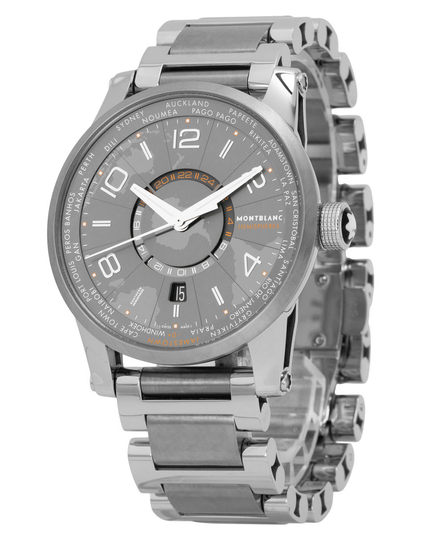 Montblanc TimeWalker 108956 - 42 mm Steel side