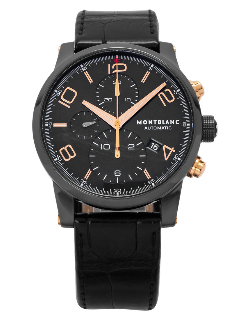 Montblanc TimeWalker 7187 - 43 mm Leather back