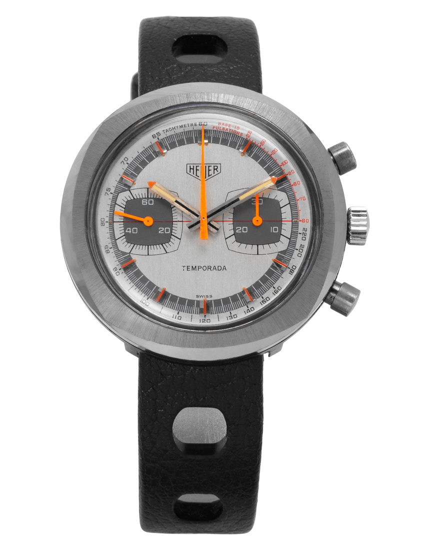 Heuer Temporada 733809 - 42 mm Leather back