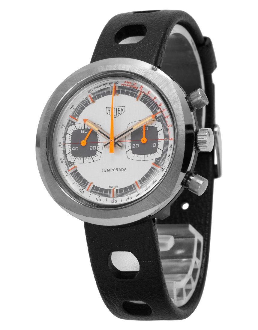 Heuer Temporada 733809 - 42 mm Leather side