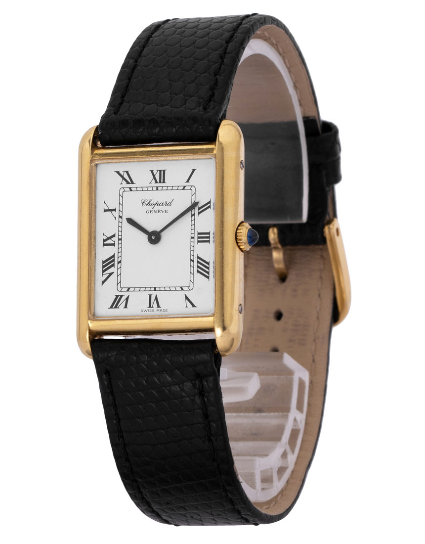 Chopard Tank Yellow Gold 2089 - 23.5 mm Leather side