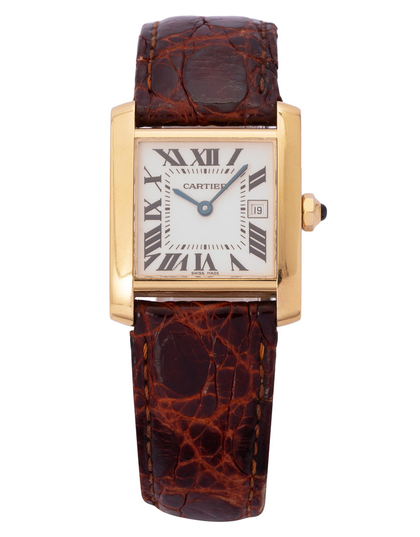 Cartier Tank Francaise 2466 - 26 mm Leather back