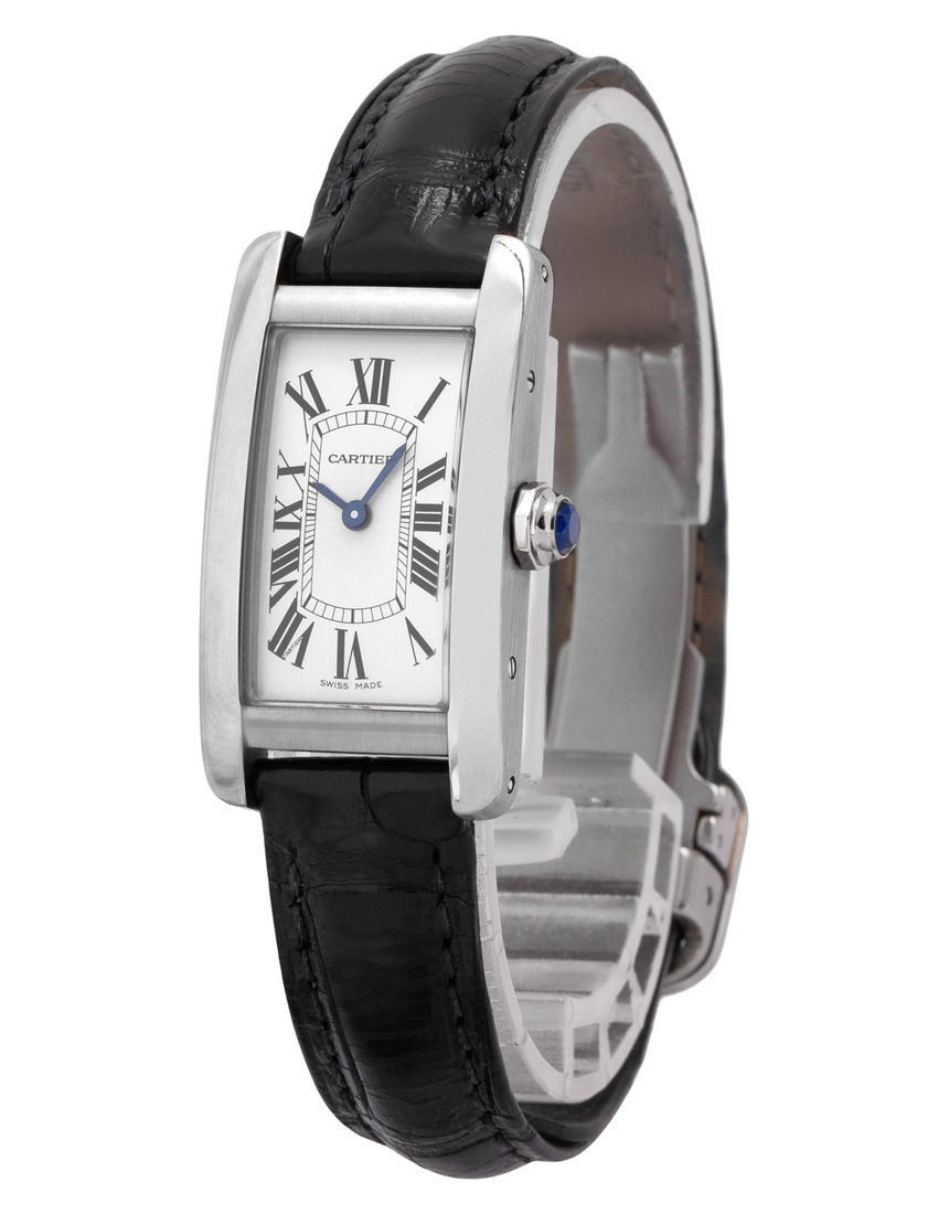Cartier Tank Americaine WSTA0016 - 34.8 mm Leather side